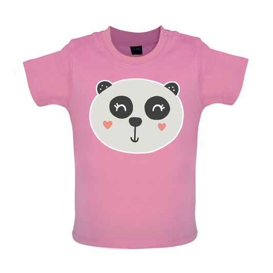 Smiley Face Panda Baby T Shirt