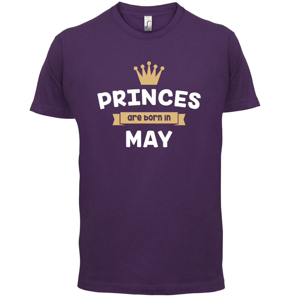 Princes Are Born In May T Shirt