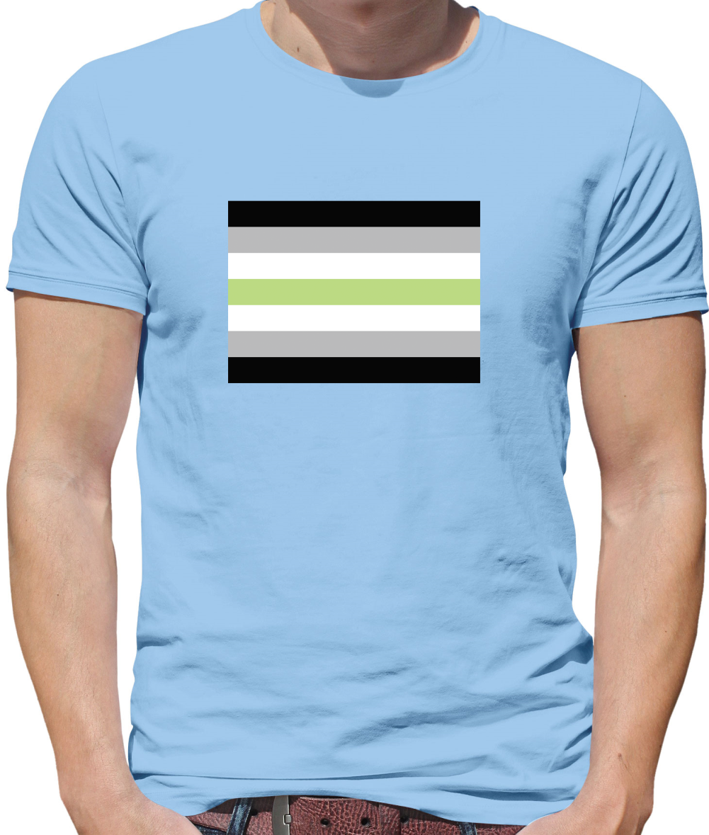 LGBT Flags - Agender T Shirt