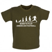 Born to play American Football Baby T Shirt