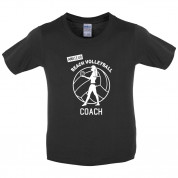 Amateur Beach Volleyball Coach Kids T Shirt