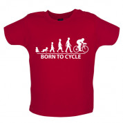 Born to ride  Baby Cycling T Shirt
