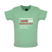 Three Things I Love Nearly As Much As BMX Baby T Shirt